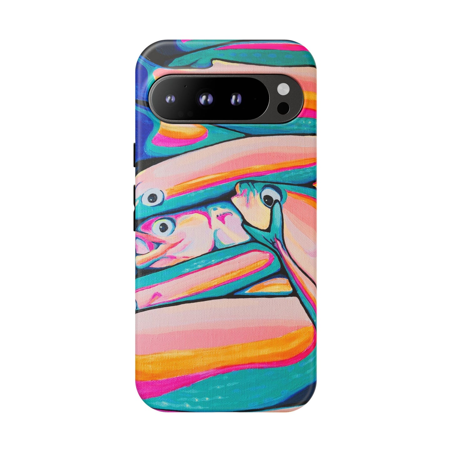 Neon Fish Tough Phone Case