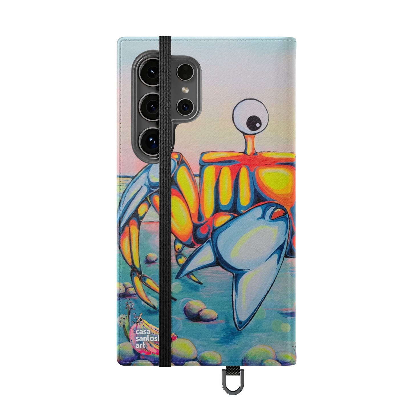 Cyclops Crab Flip Phone Case – Wallet Cover with Card Slots