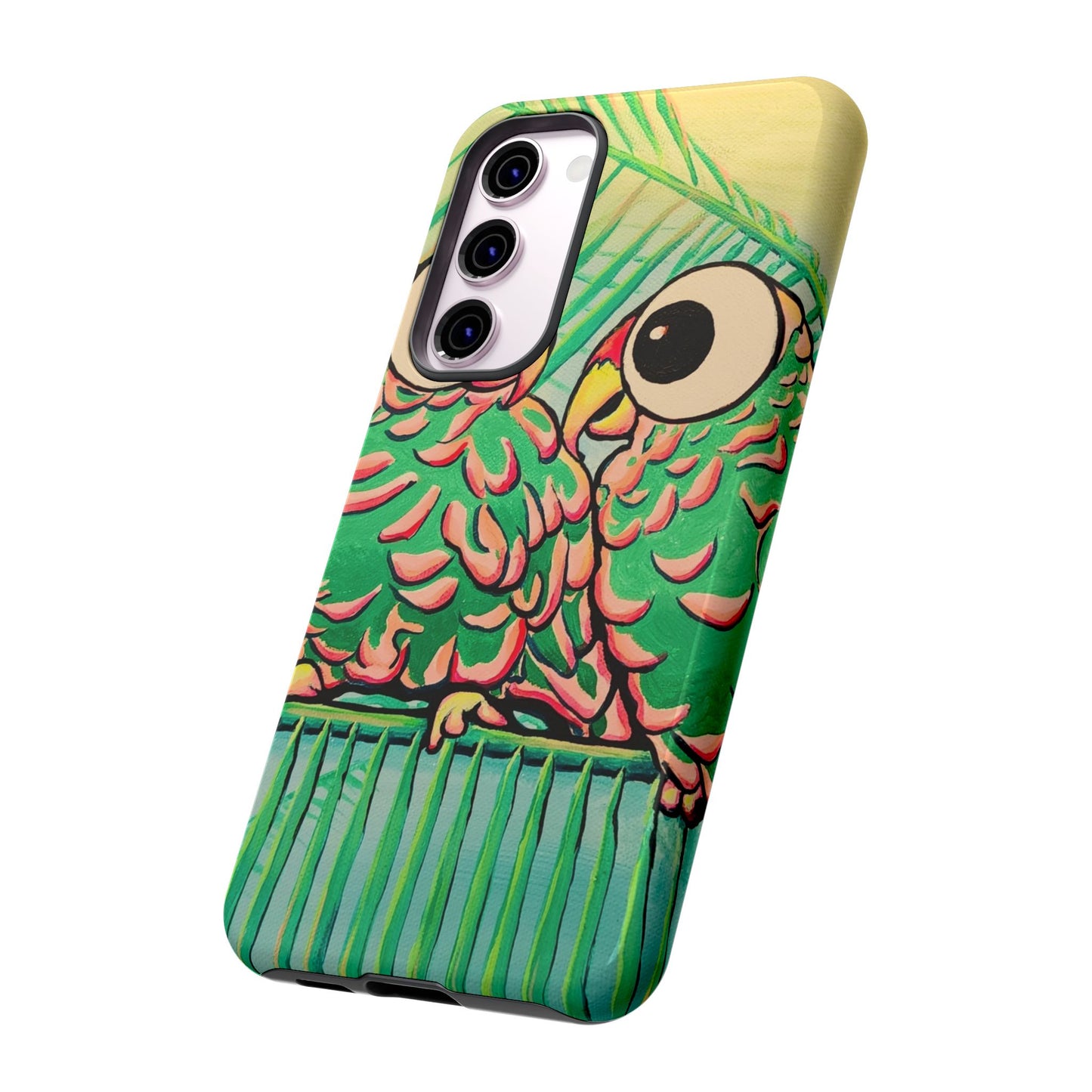 Chatty Cyclops Parrots Tough Phone Case