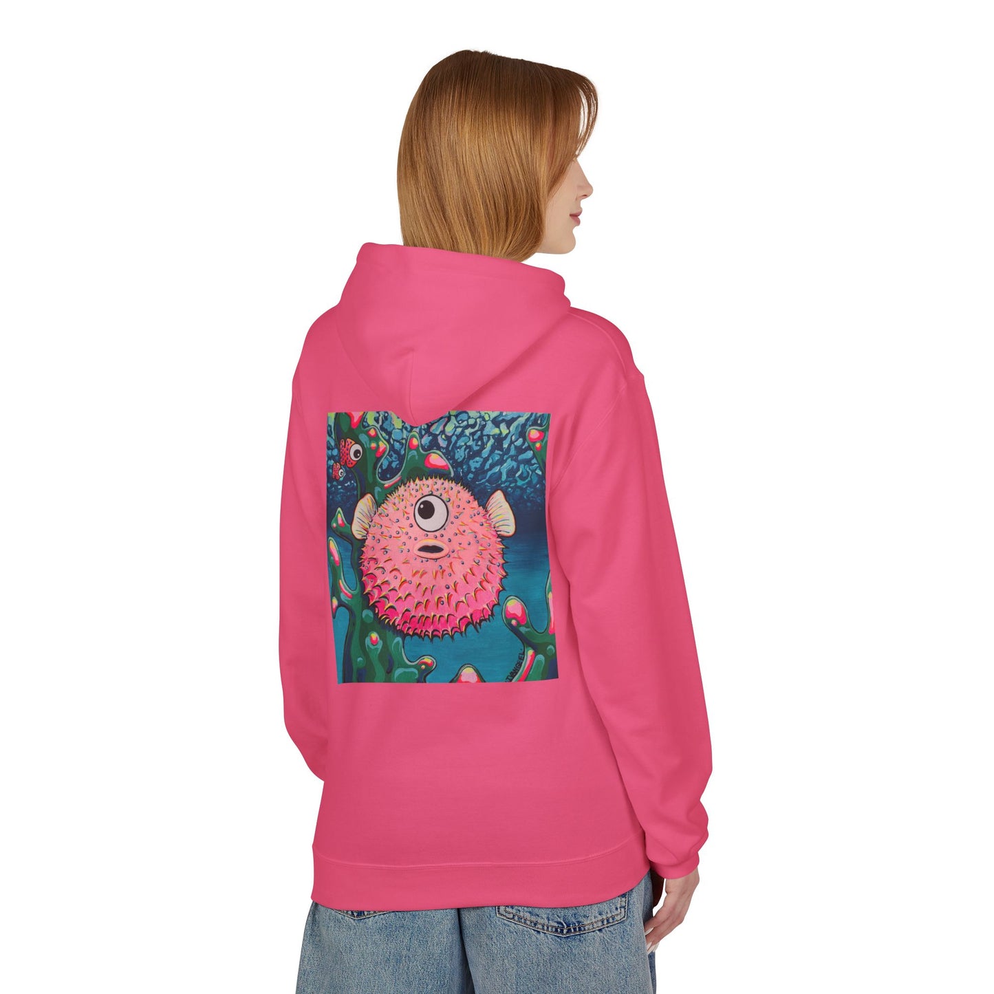 Unisex Cyclops Pufferfish Soft Hoodie