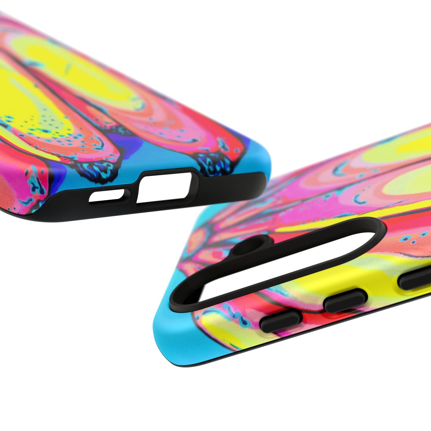 Neon Fat Bananas Tough Phone Case