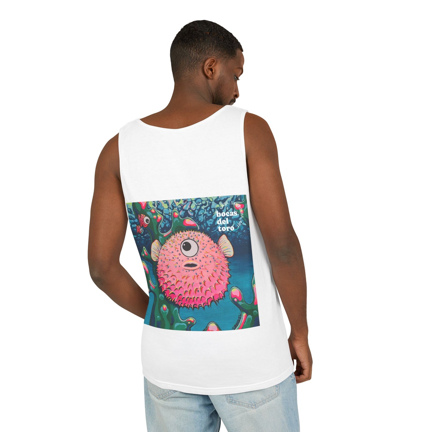 Unisex Cyclops Pufferfish Tank Top - Perfect for Summer Vibes