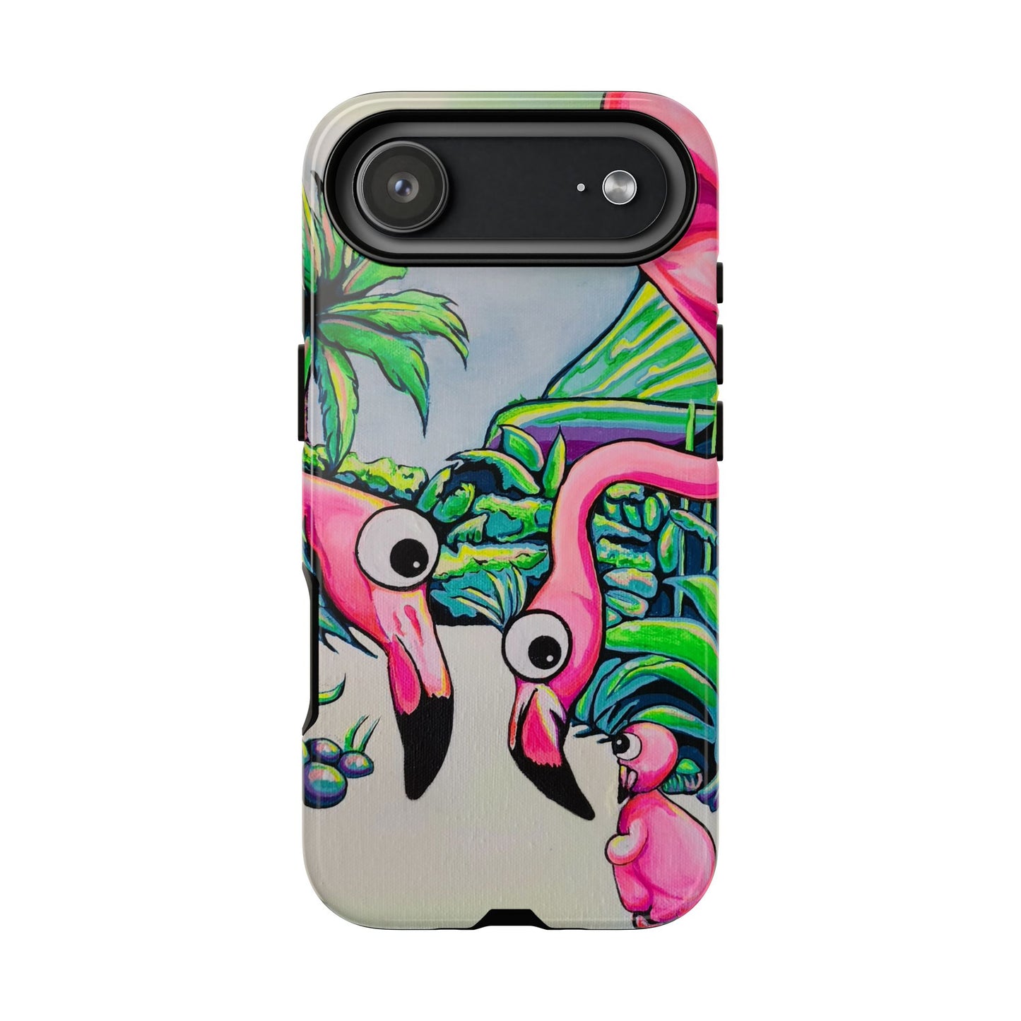 Cyclops Flamingo Family Tough Phone Case