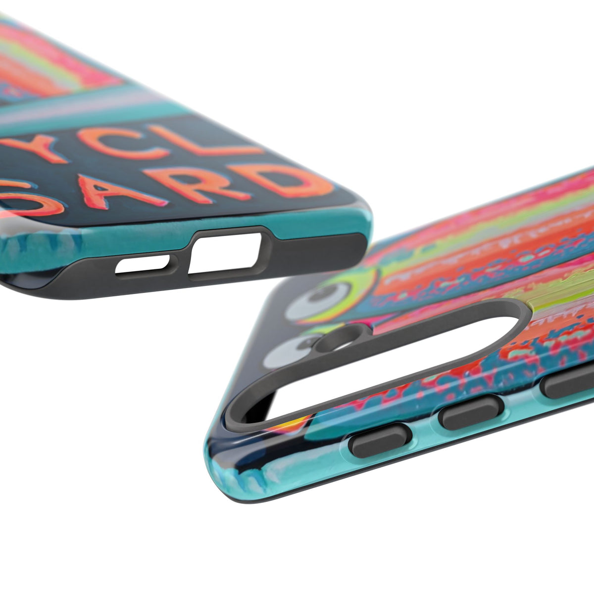 Neon Sardines Tough Phone Case