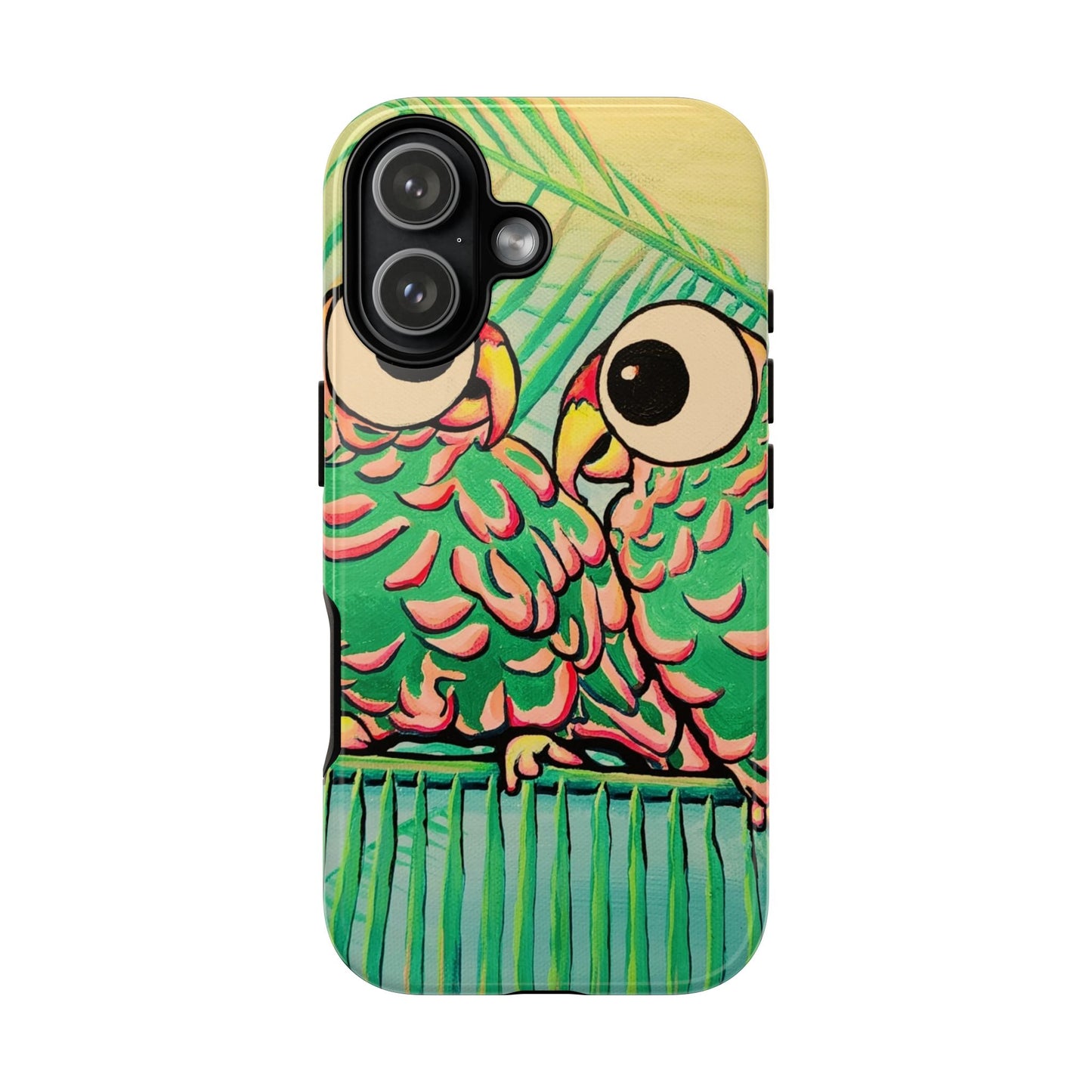Chatty Cyclops Parrots Tough Phone Case