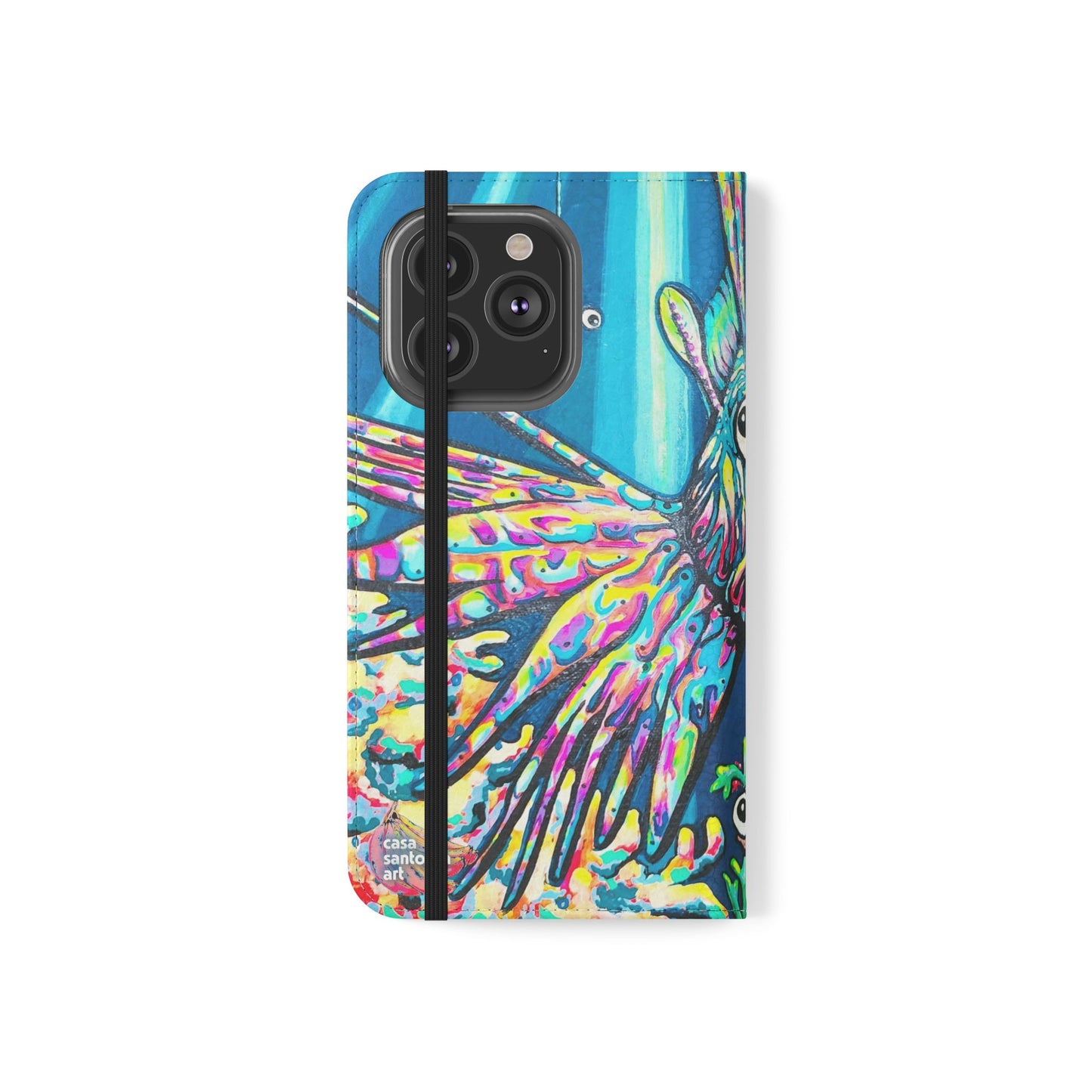 Cyclops Lionfish Flip Phone Case – Wallet Cover with Card Slots