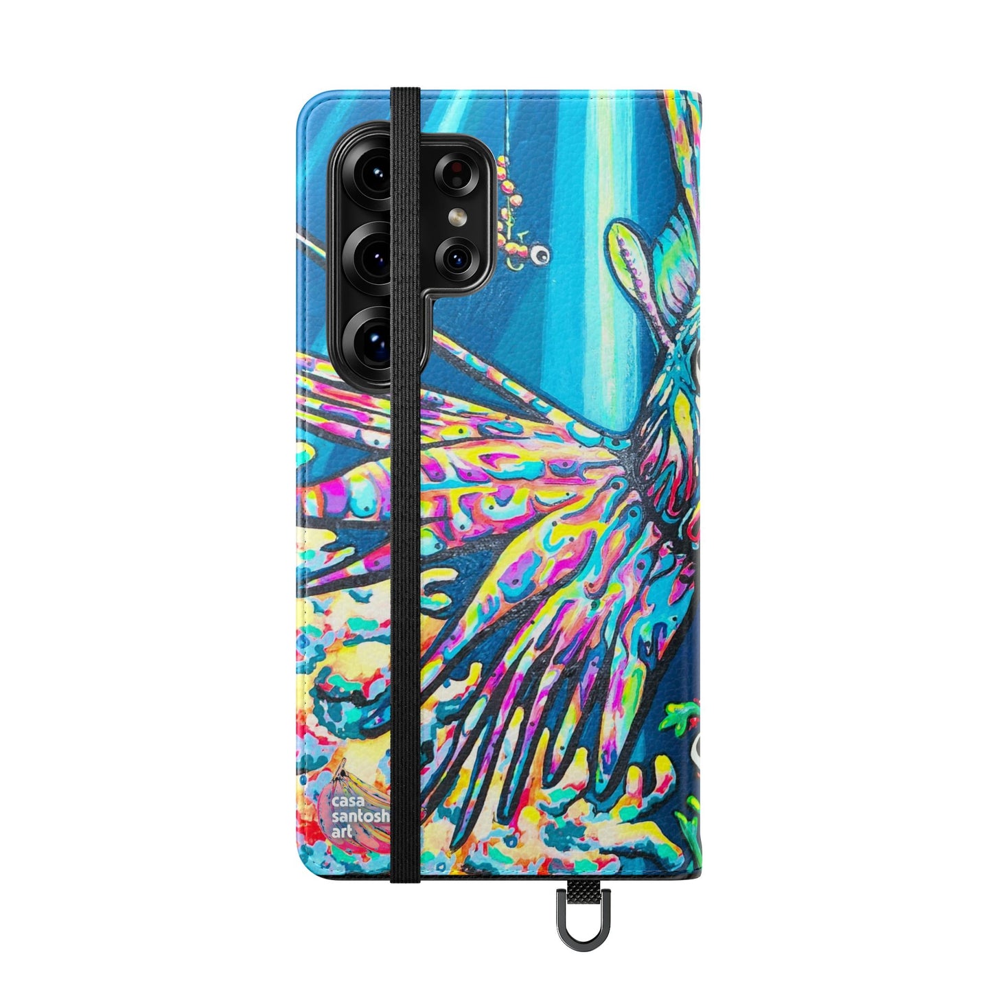 Cyclops Lionfish Flip Phone Case – Wallet Cover with Card Slots