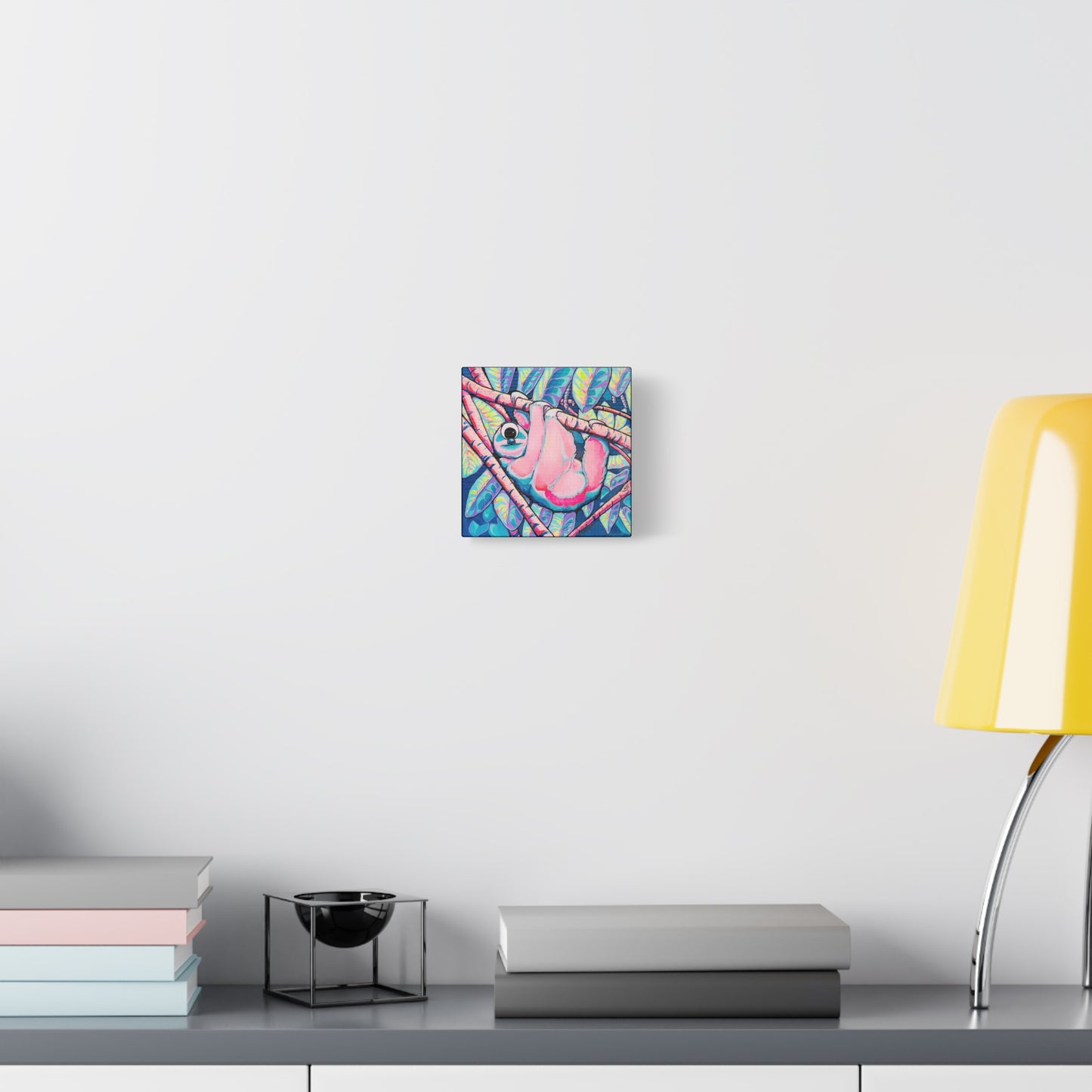 Cyclops Sloth Canvas Wall Art