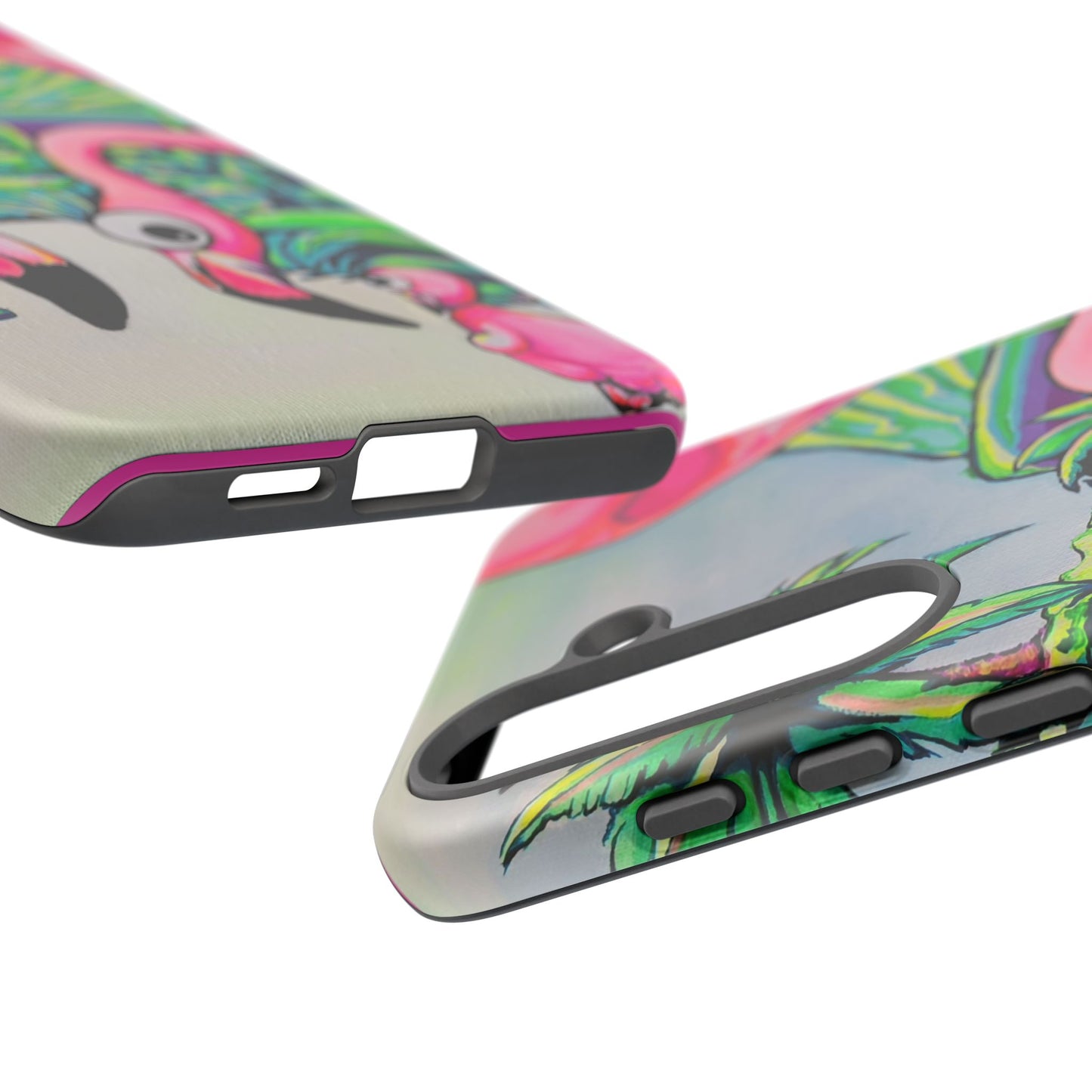 Cyclops Flamingo Family Tough Phone Case