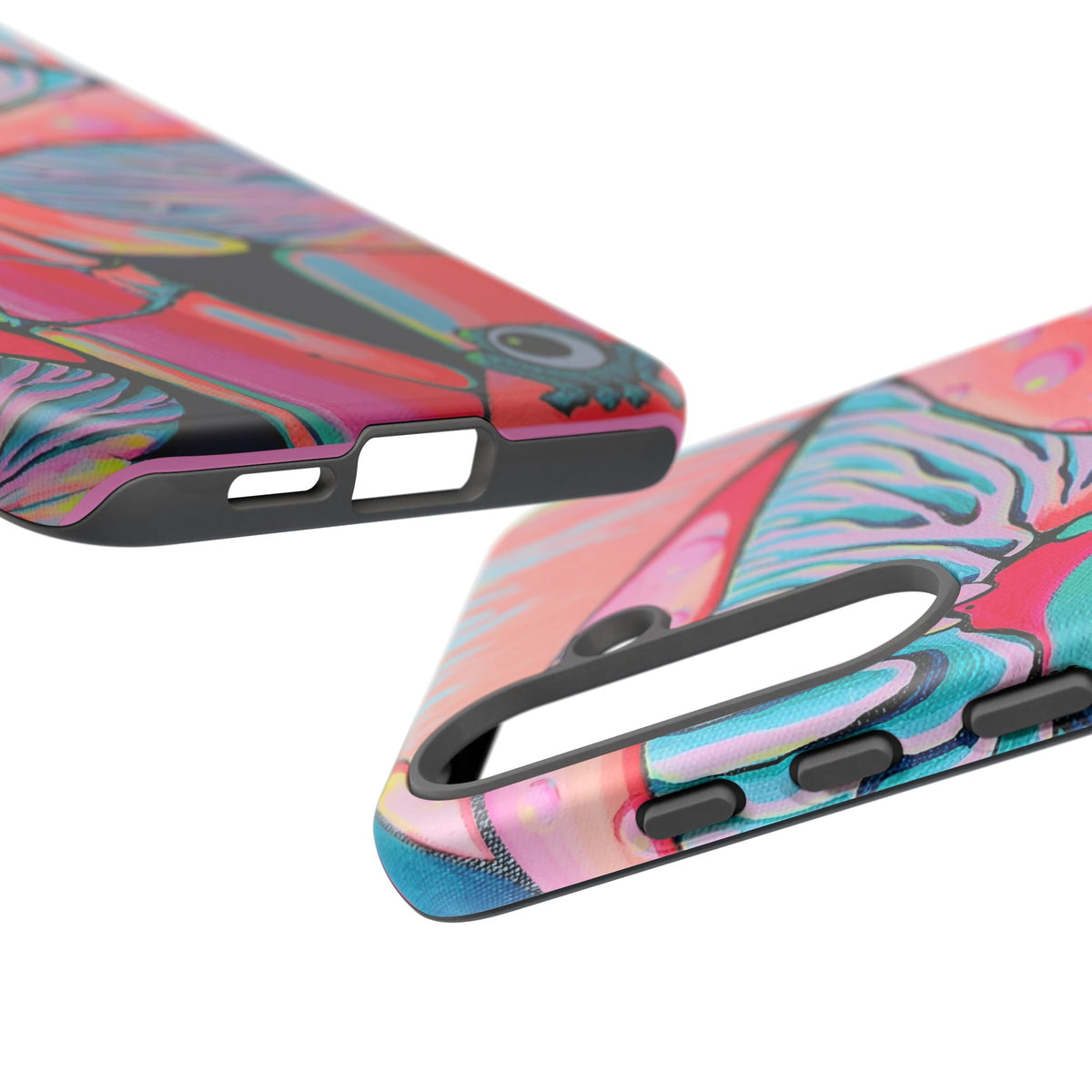 Coque de téléphone résistante Trippy Mushrooms