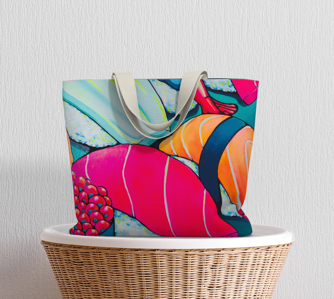Neon Sushi Market Tote