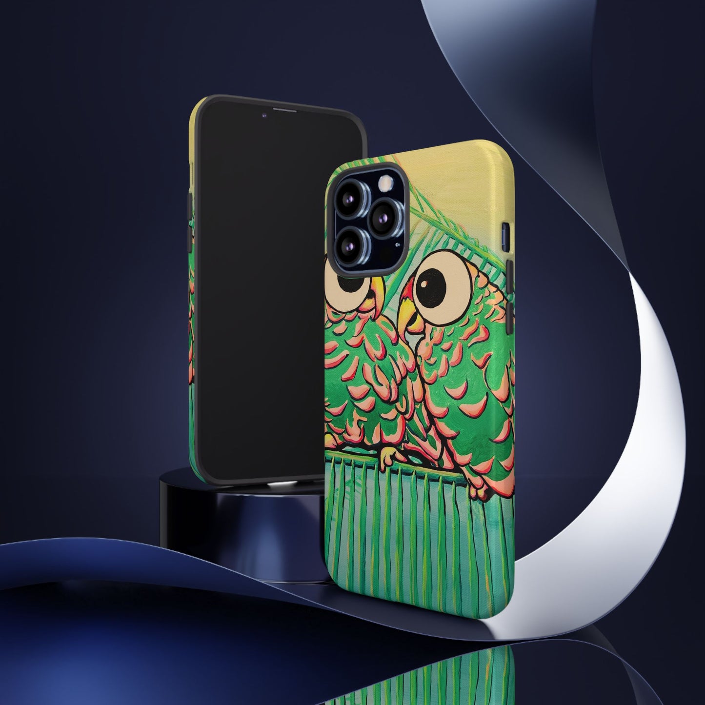 Chatty Cyclops Parrots Tough Phone Case
