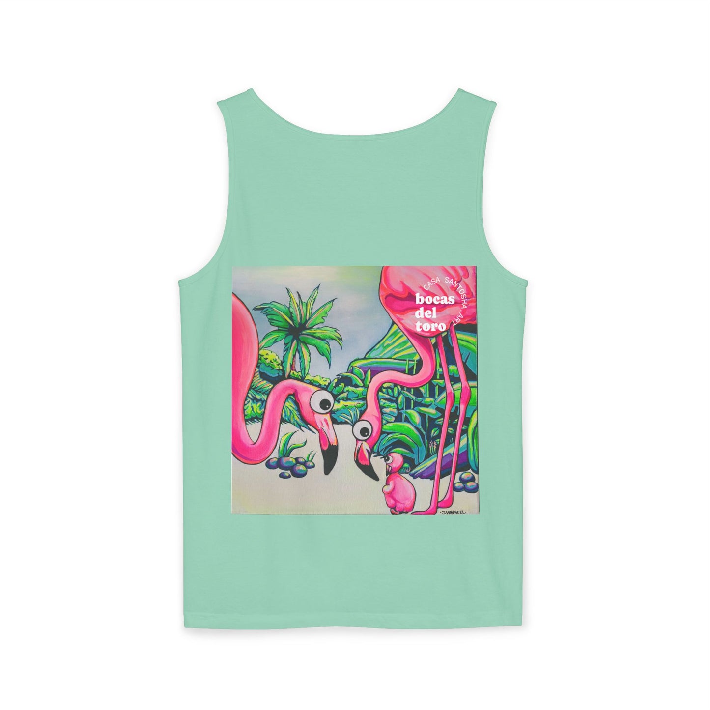 Unisex Cyclops Flamingo Family Tank Top - Perfect for Summer Vibes