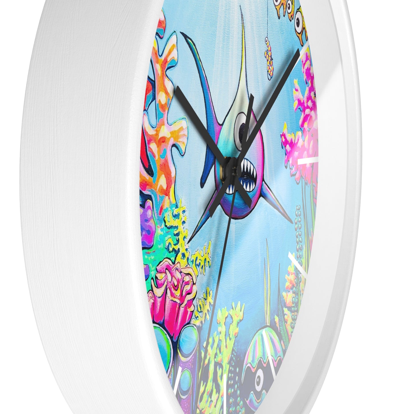 Cyclops Shark Pop Art Wall Clock