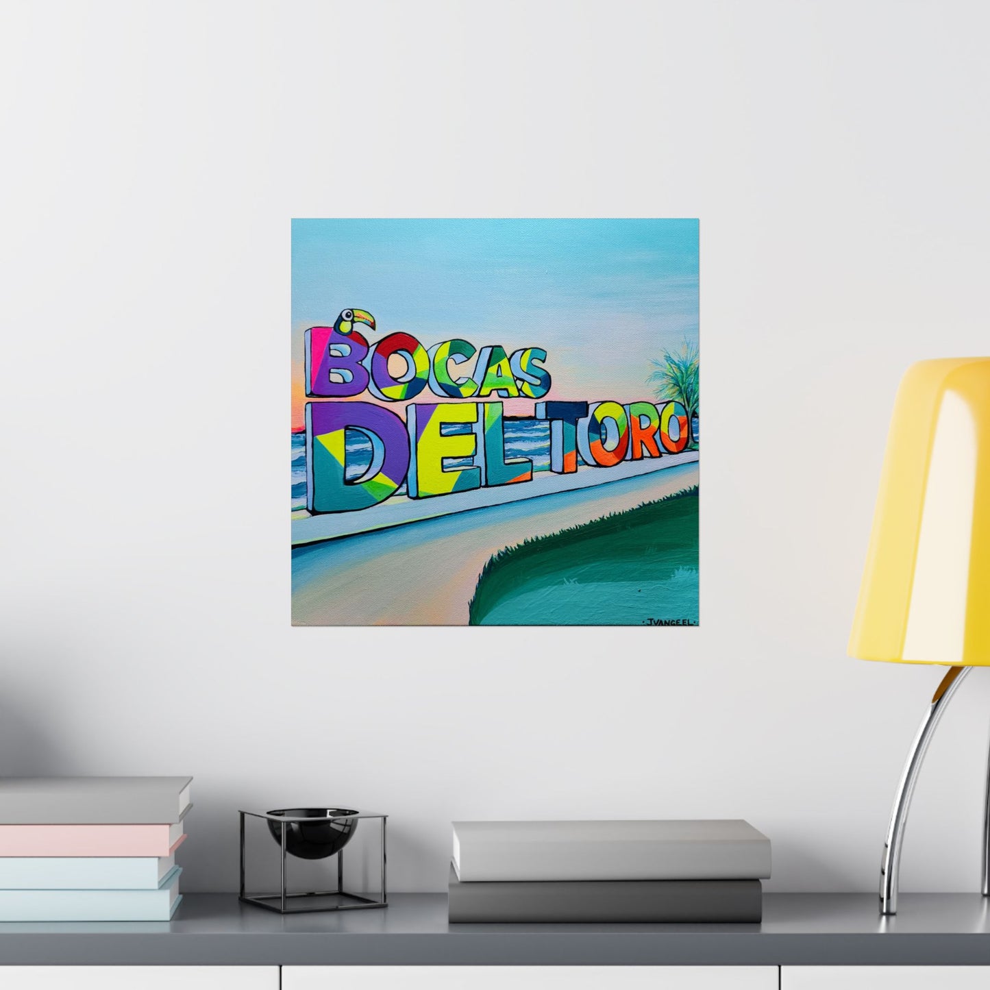 Bocas Del Toro Sign Giclée Art Poster