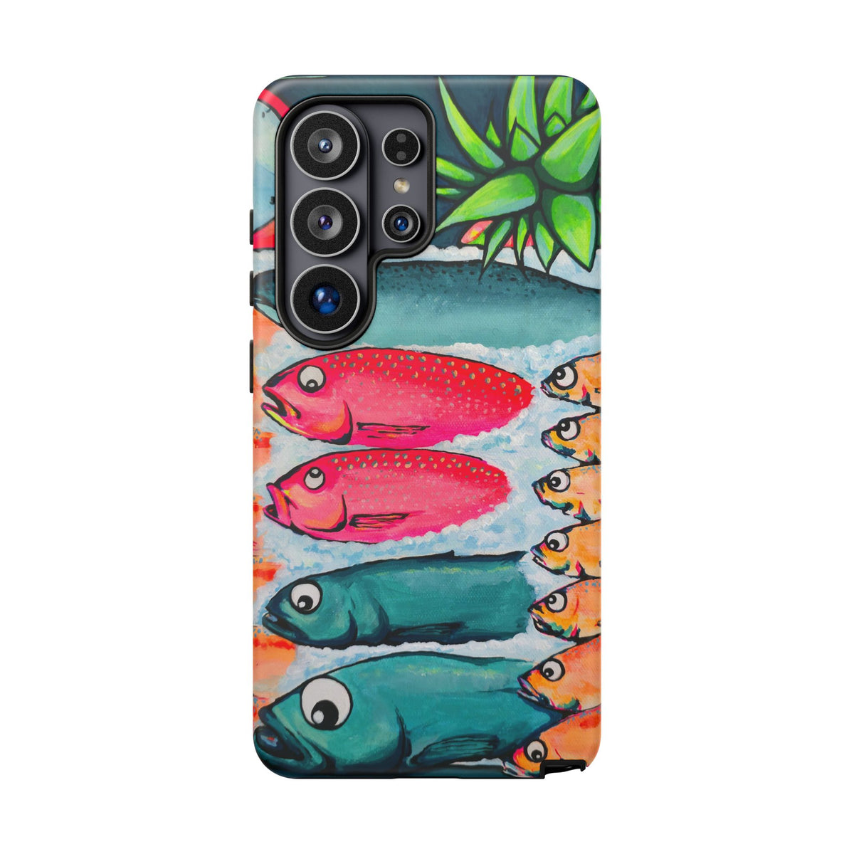 Neon Cabo Fish Market Tough Phone Case