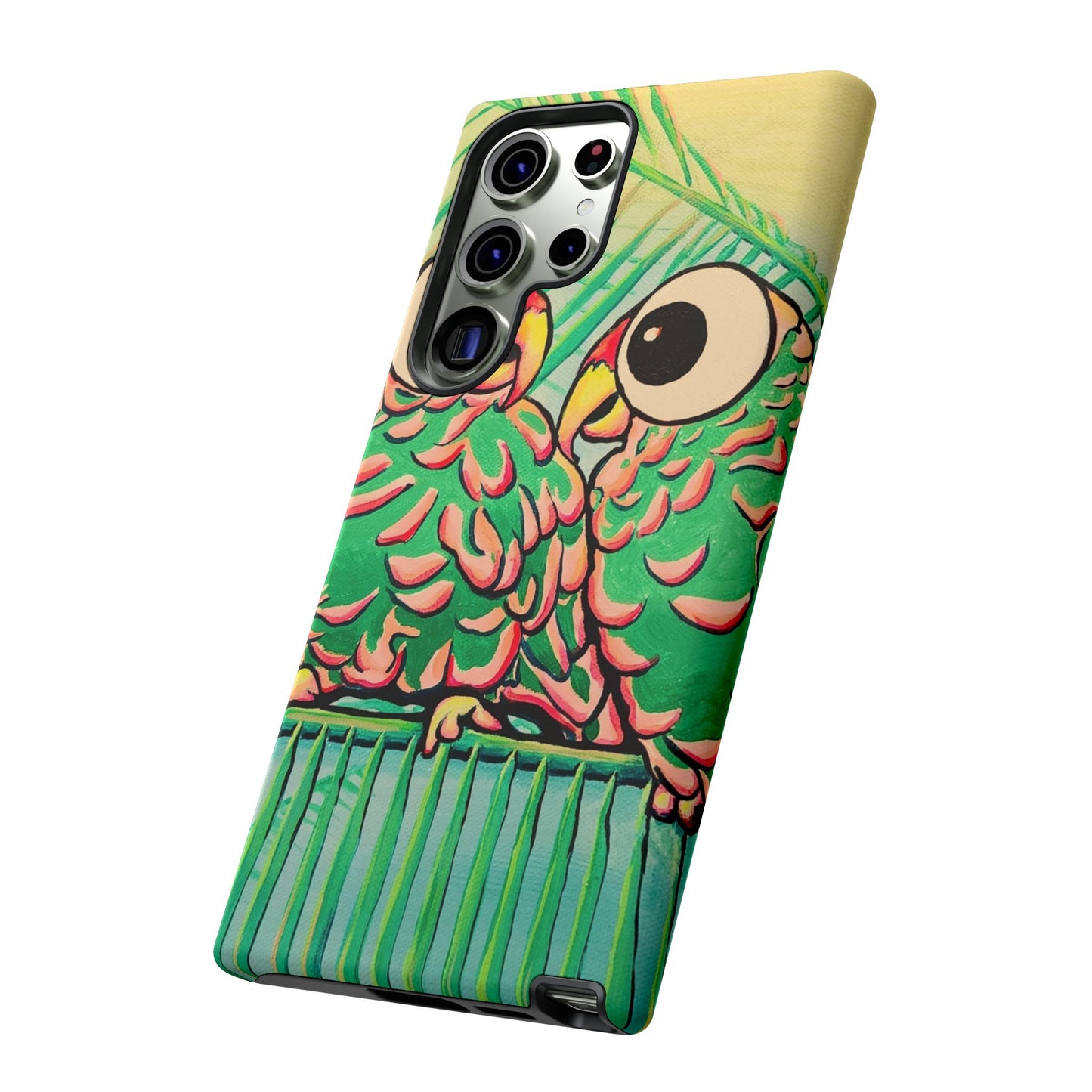 Chatty Cyclops Parrots Tough Phone Case