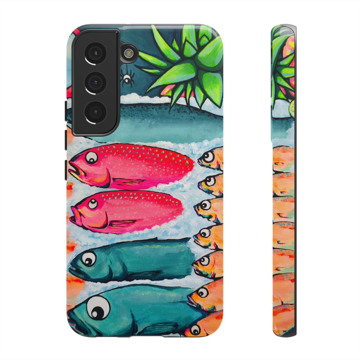 Neon Cabo Fish Market Tough Phone Case