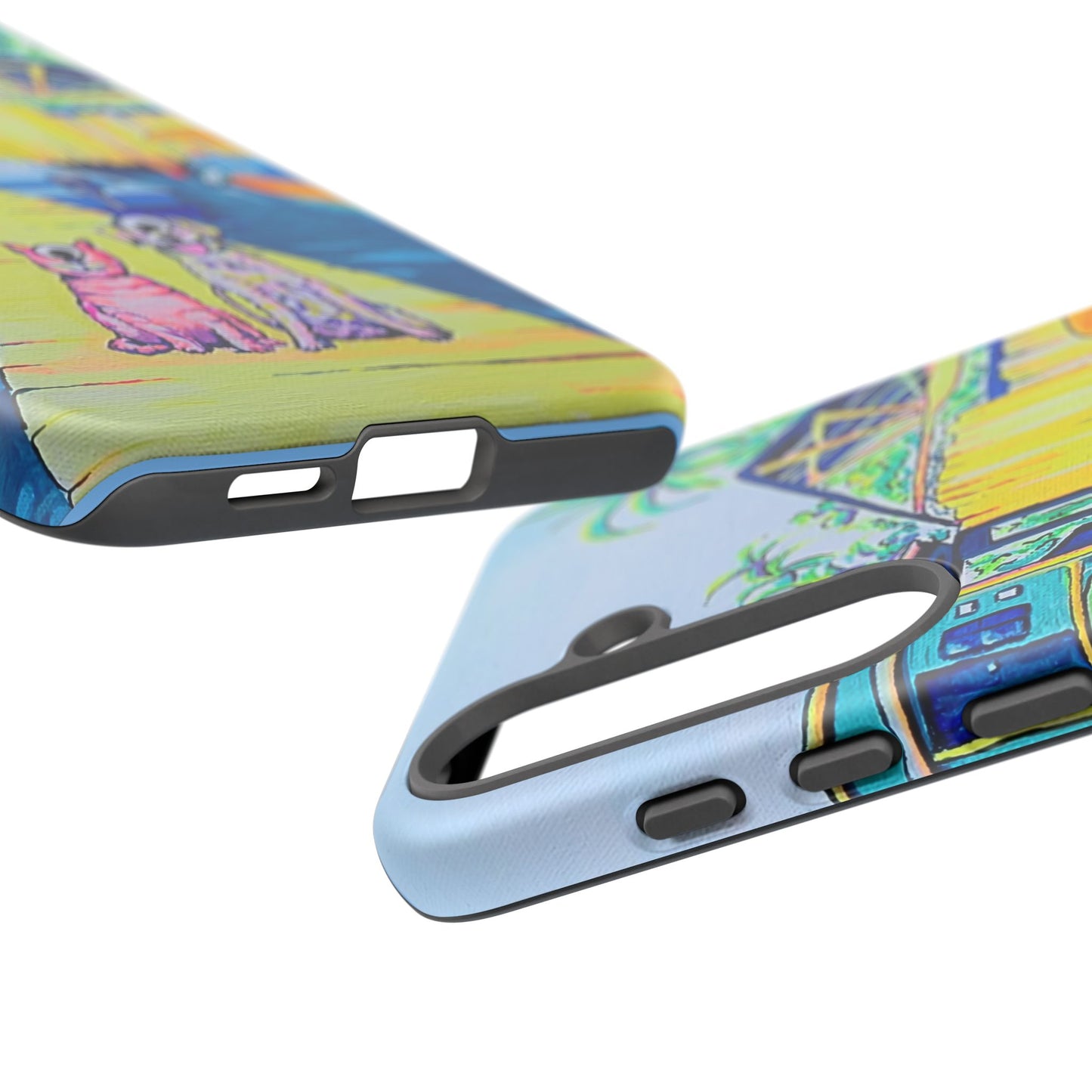 Cyclops Cat and Dog in Bocas Tough Phone Case