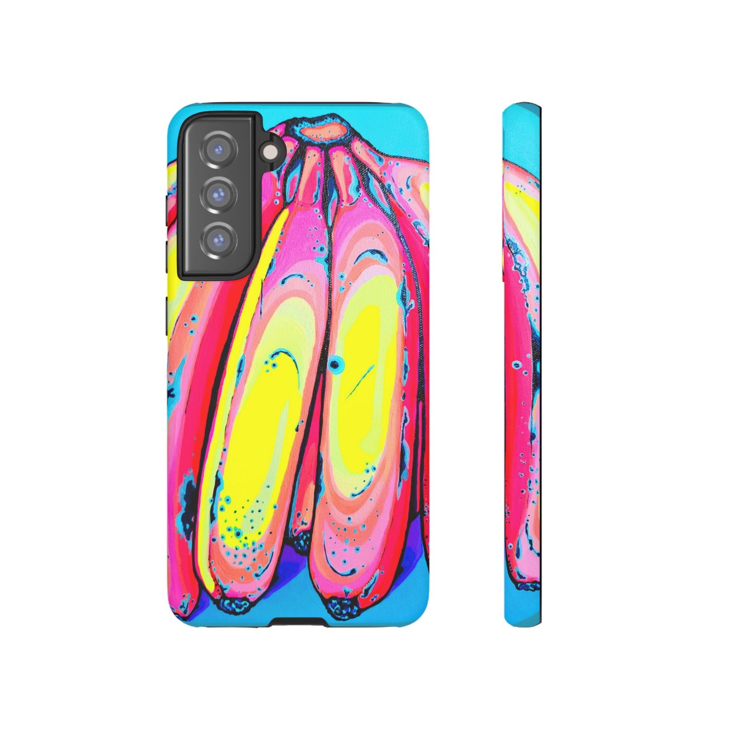Neon Fat Bananas Tough Phone Case