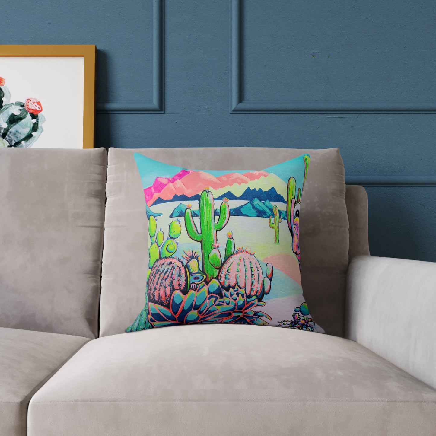 Cyclops Camel Art Canvas Decorative Pillow