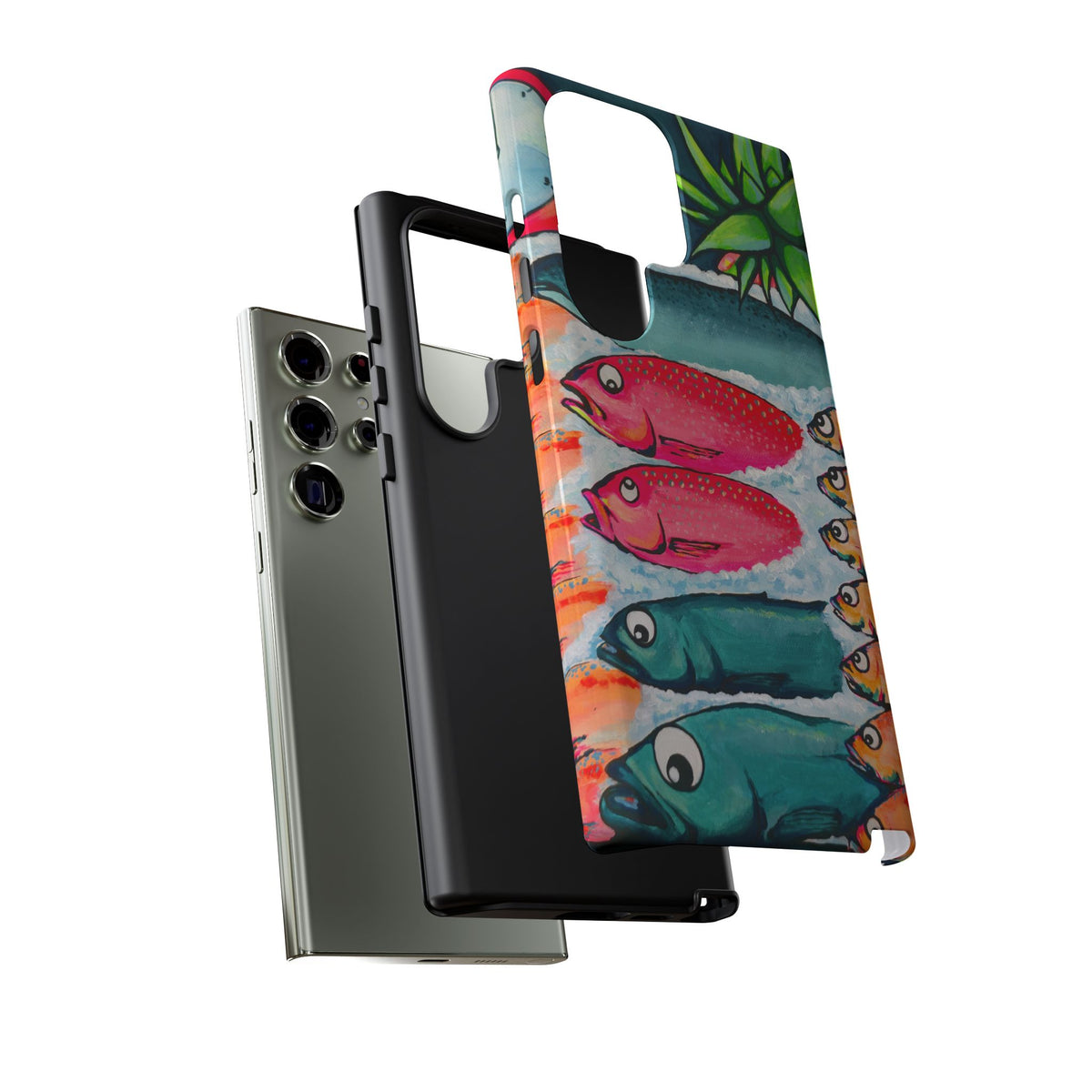 Neon Cabo Fish Market Tough Phone Case