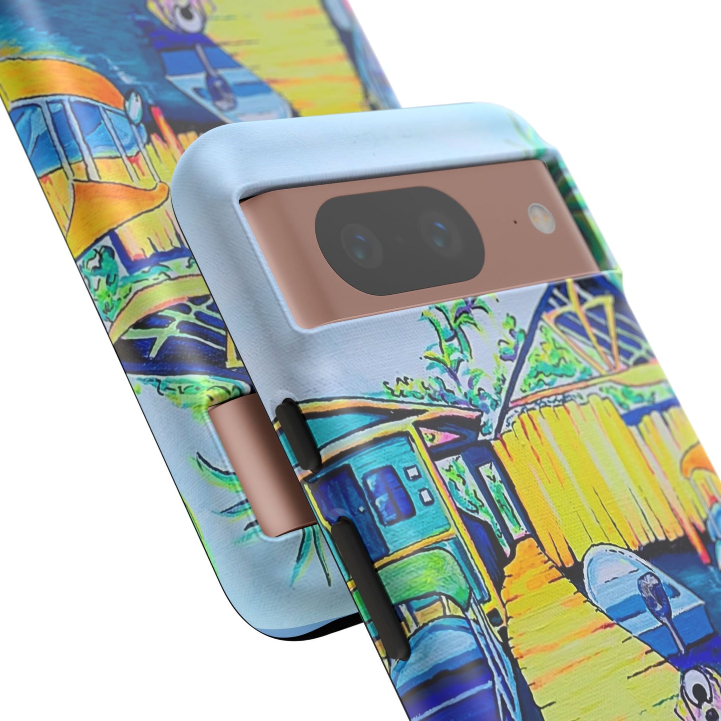 Cyclops Cat and Dog in Bocas Tough Phone Case