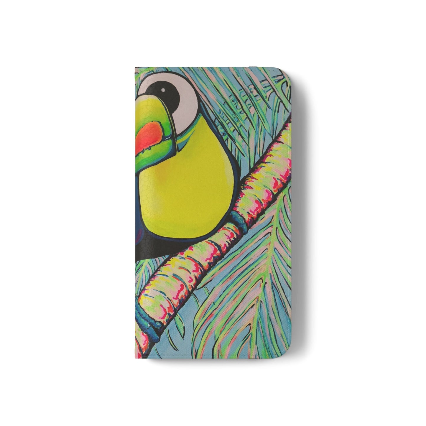 Cyclops Toucan Flip Phone Case – Wallet Cover with Card Slots