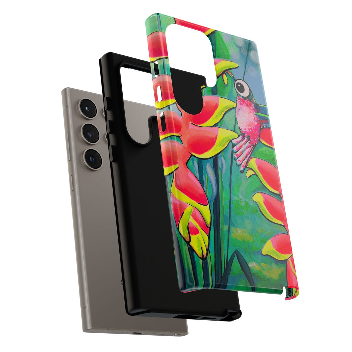 Cyclops Hummingbirds Tough Phone Case
