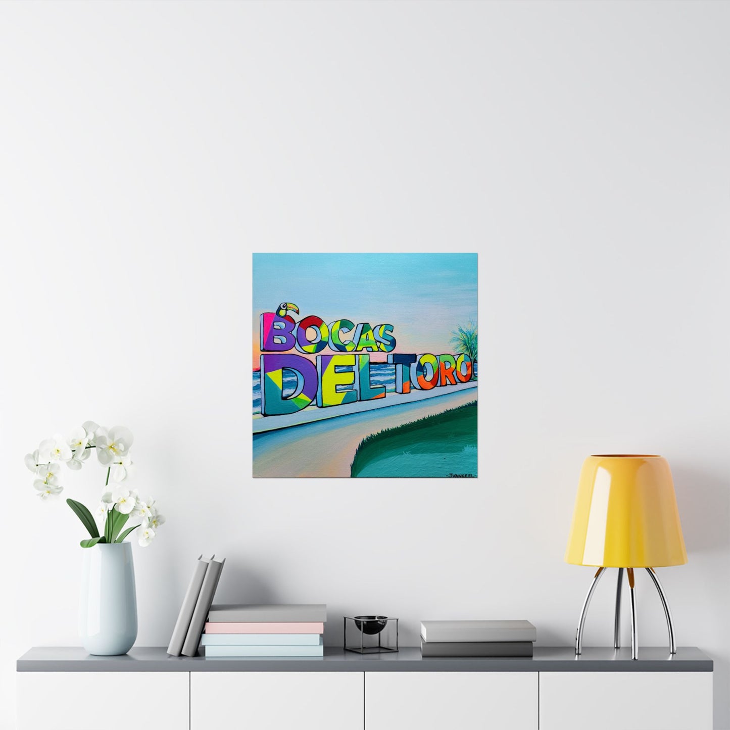 Bocas Del Toro Sign Giclée Art Poster