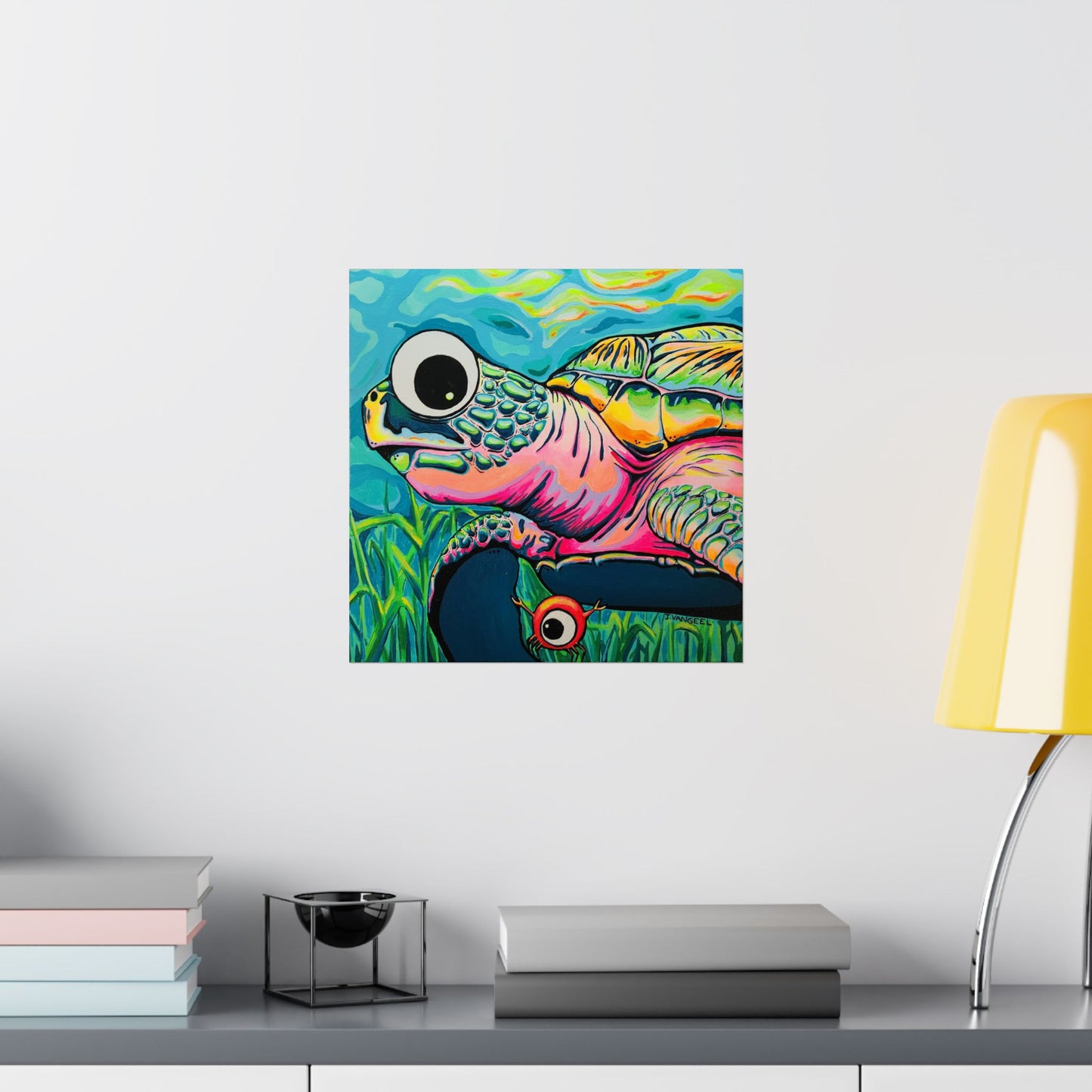 Cyclops Turtle Giclée Art Poster