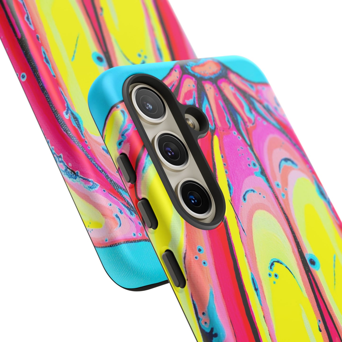 Neon Fat Bananas Tough Phone Case