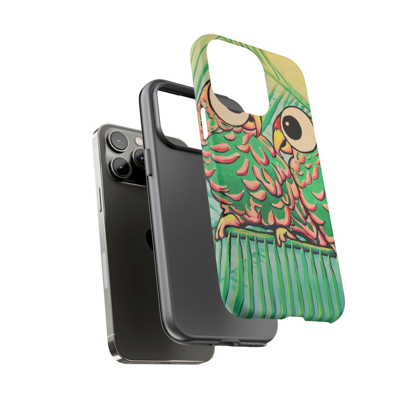 Chatty Cyclops Parrots Tough Phone Case