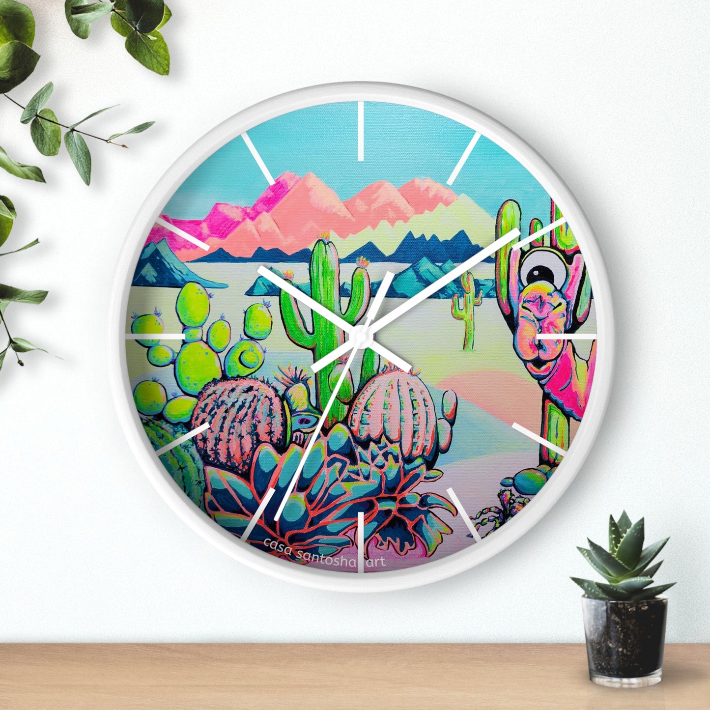 Cyclops Camel Pop Art Wall Clock