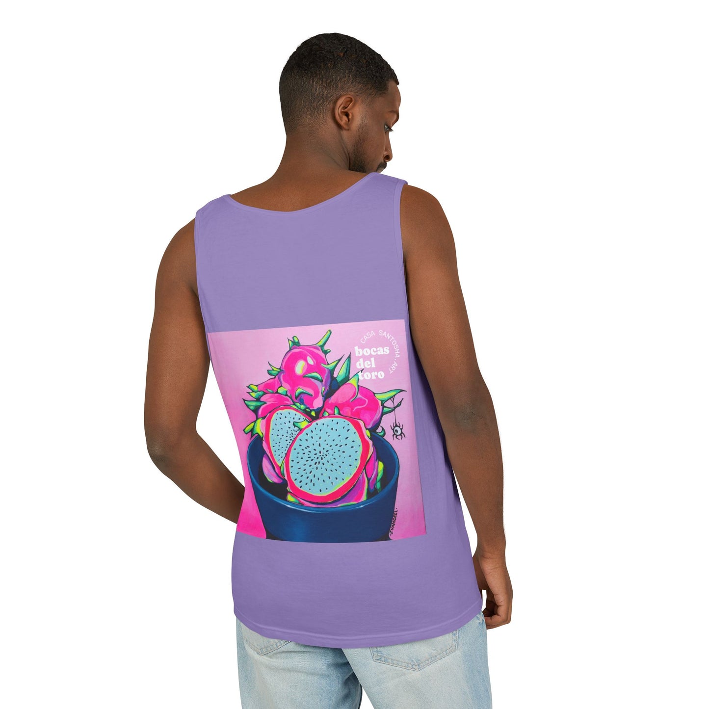 Unisex Neon Pink Dragon Fruit Tank Top - Perfect for Summer Vibes
