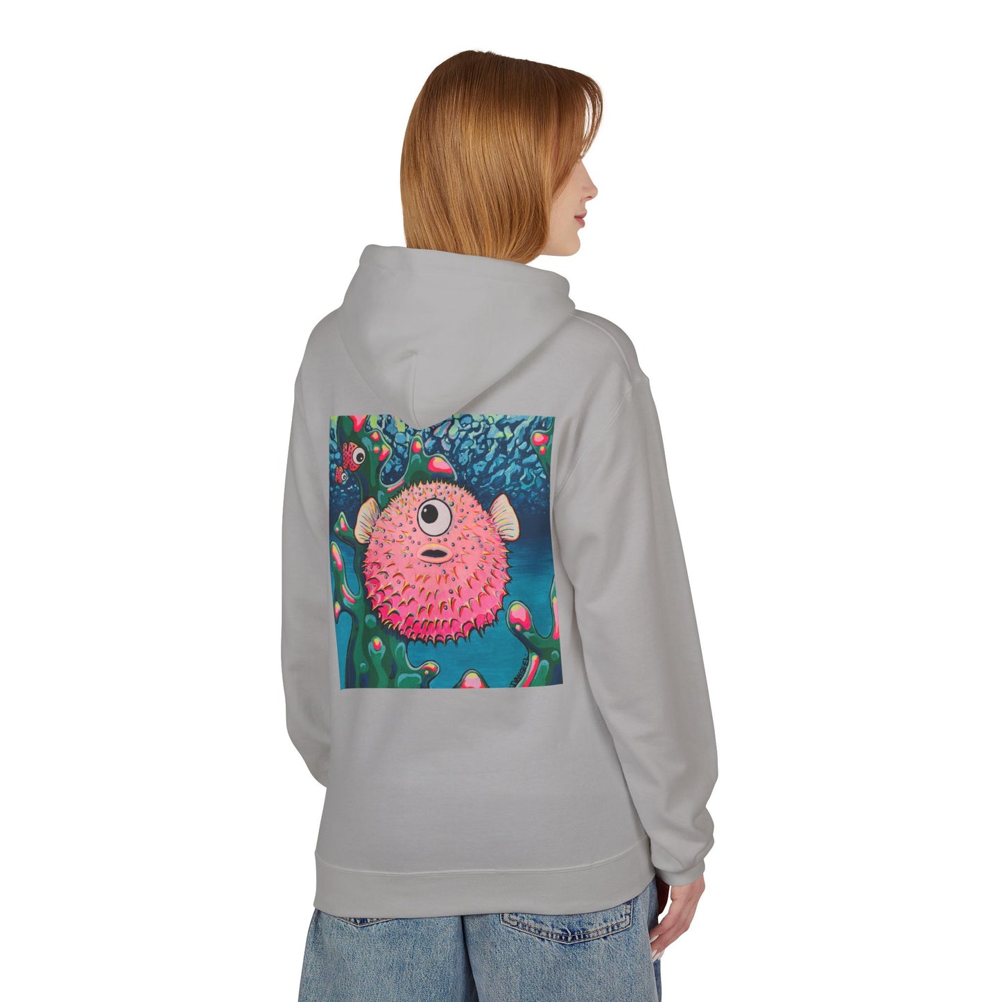 Unisex Cyclops Pufferfish Soft Hoodie
