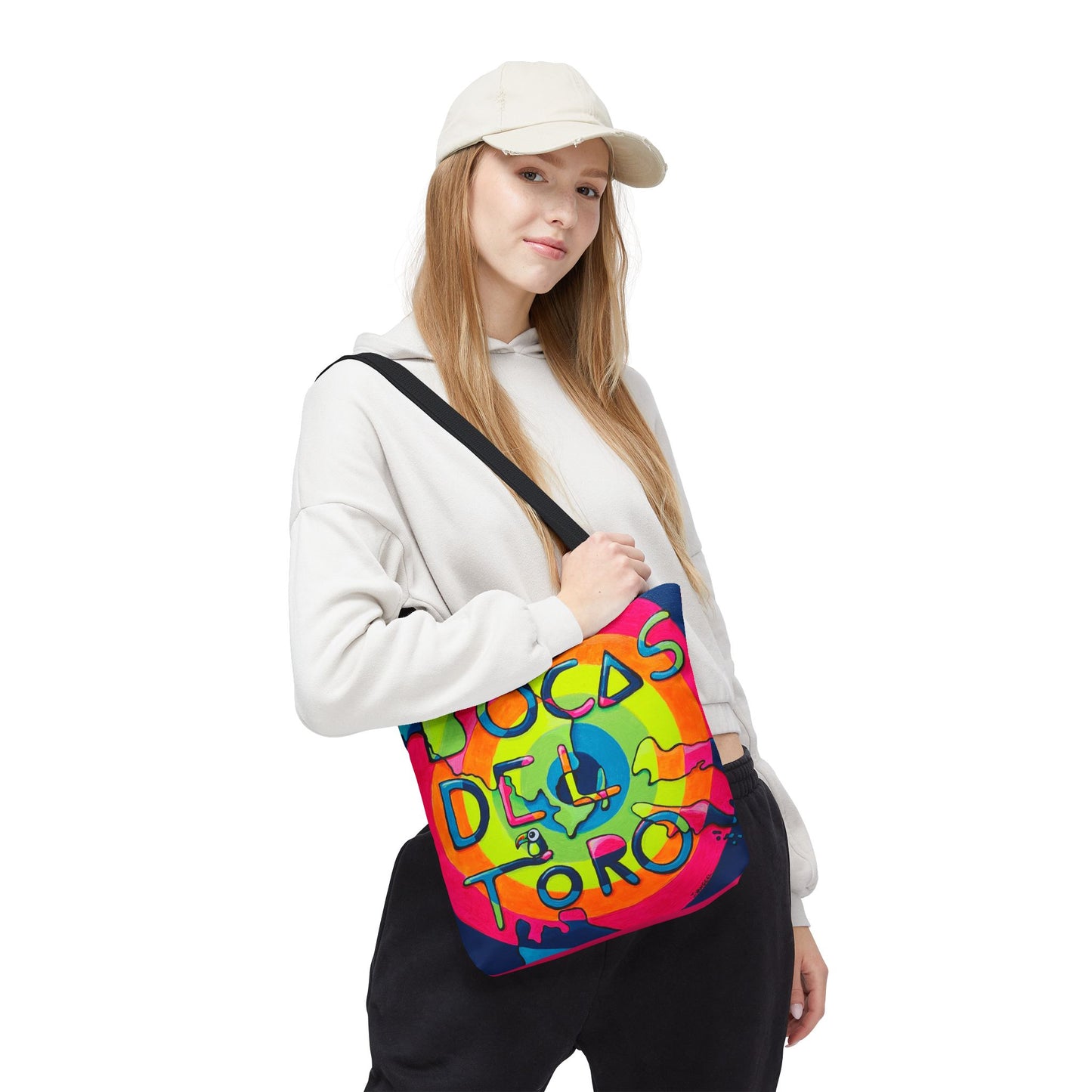 Premium Bocas Del Toro Islands Tote Bag, Original Artist Design, Reusable Shopping Tote,  Eco-Friendly