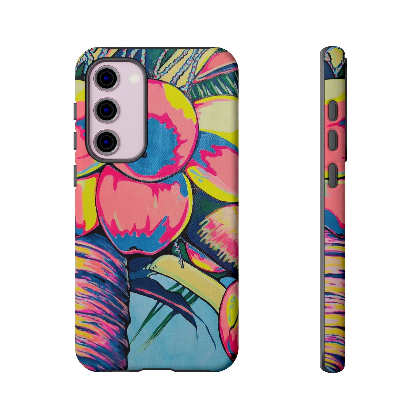 Neon Coconuts Tough Phone Case