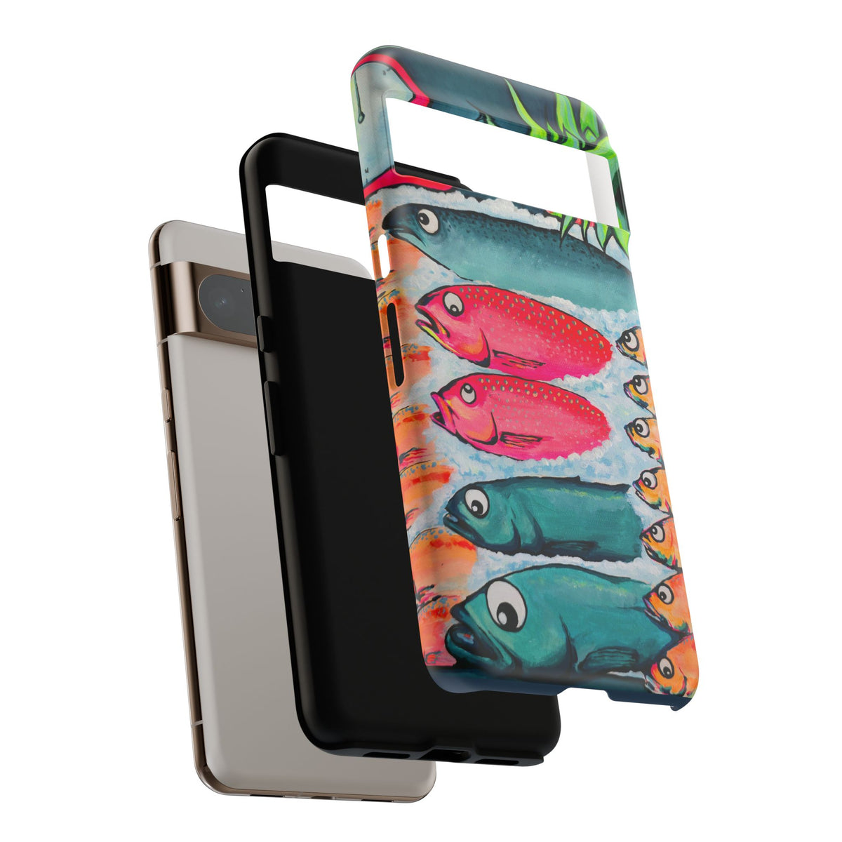 Neon Cabo Fish Market Tough Phone Case