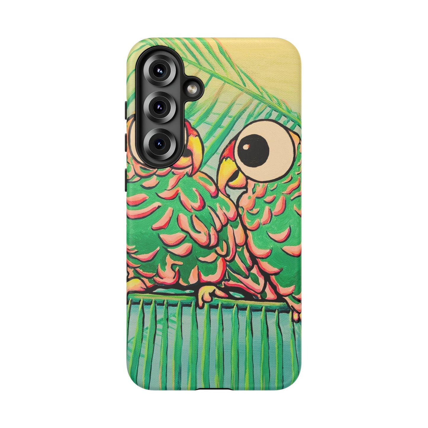 Chatty Cyclops Parrots Tough Phone Case