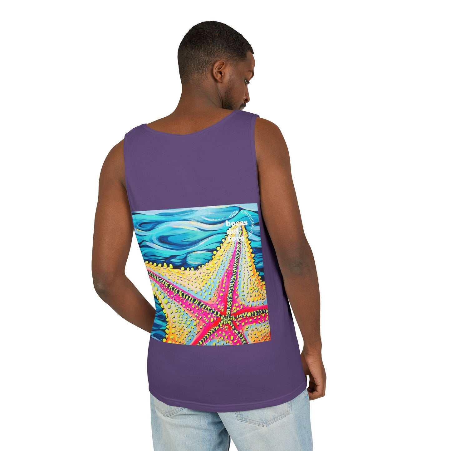 Unisex Starfish Beach Bocas Tank Top - Perfect for Summer Vibes