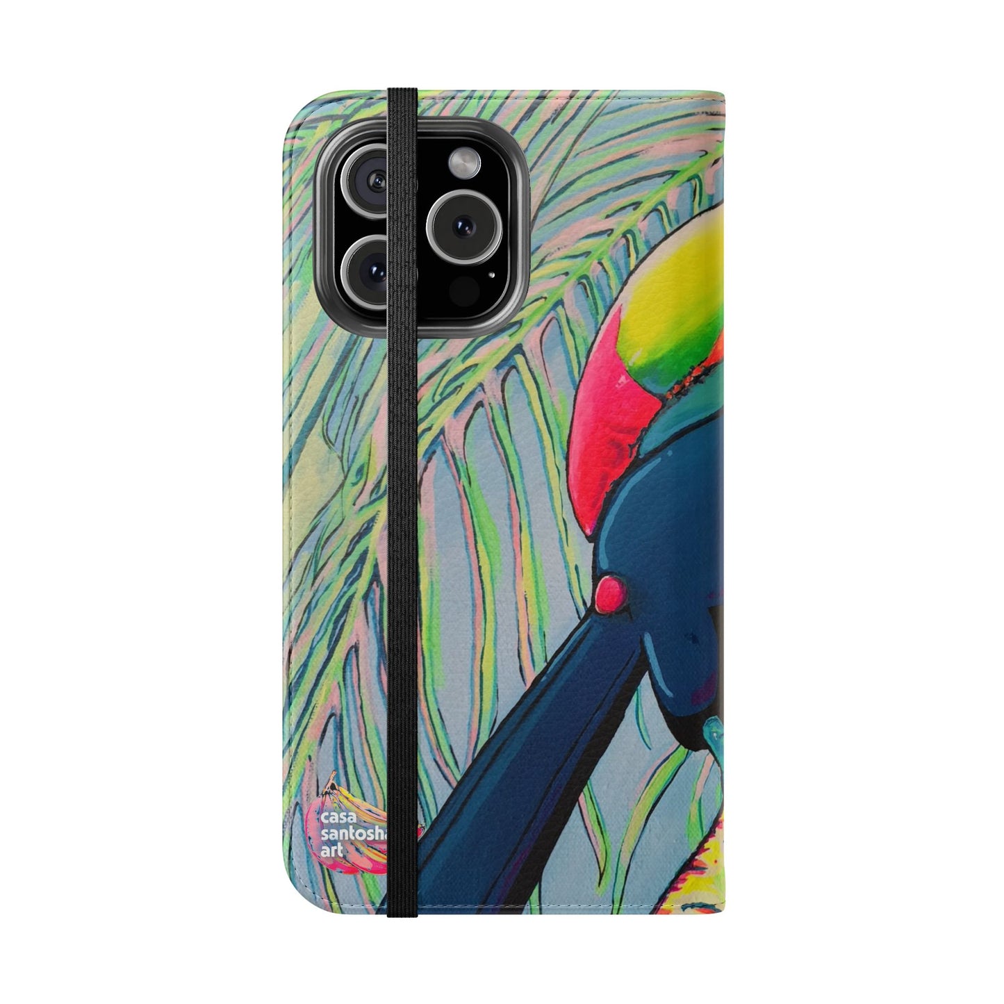 Cyclops Toucan Flip Phone Case – Wallet Cover with Card Slots