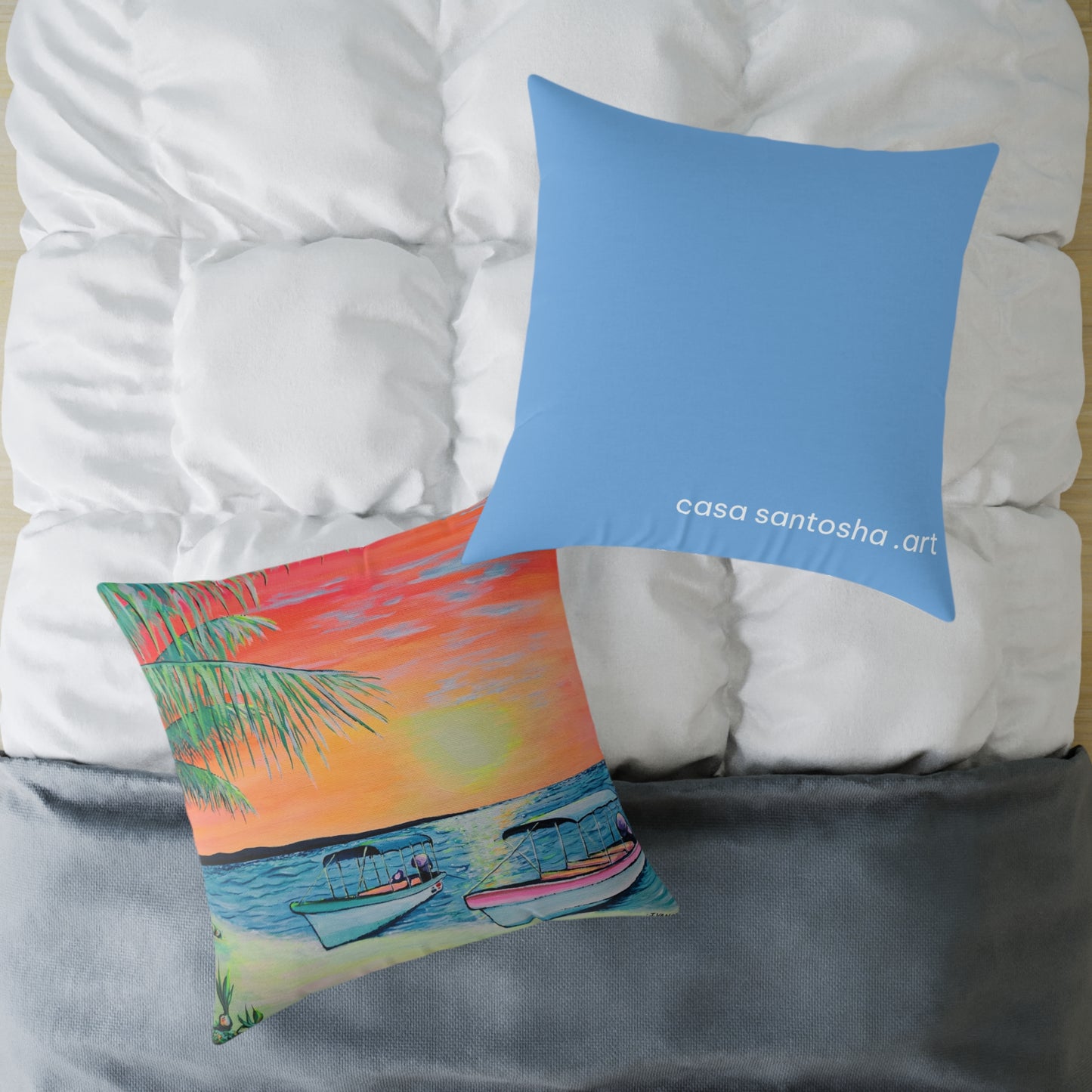 Panga Express Art Canvas Decorative Pillow