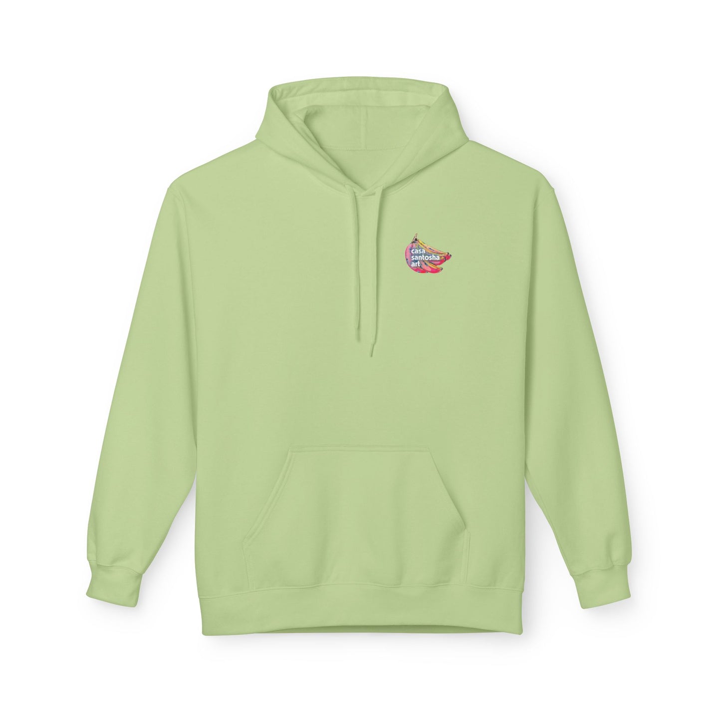Sweat à capuche doux unisexe néon motif sushis
