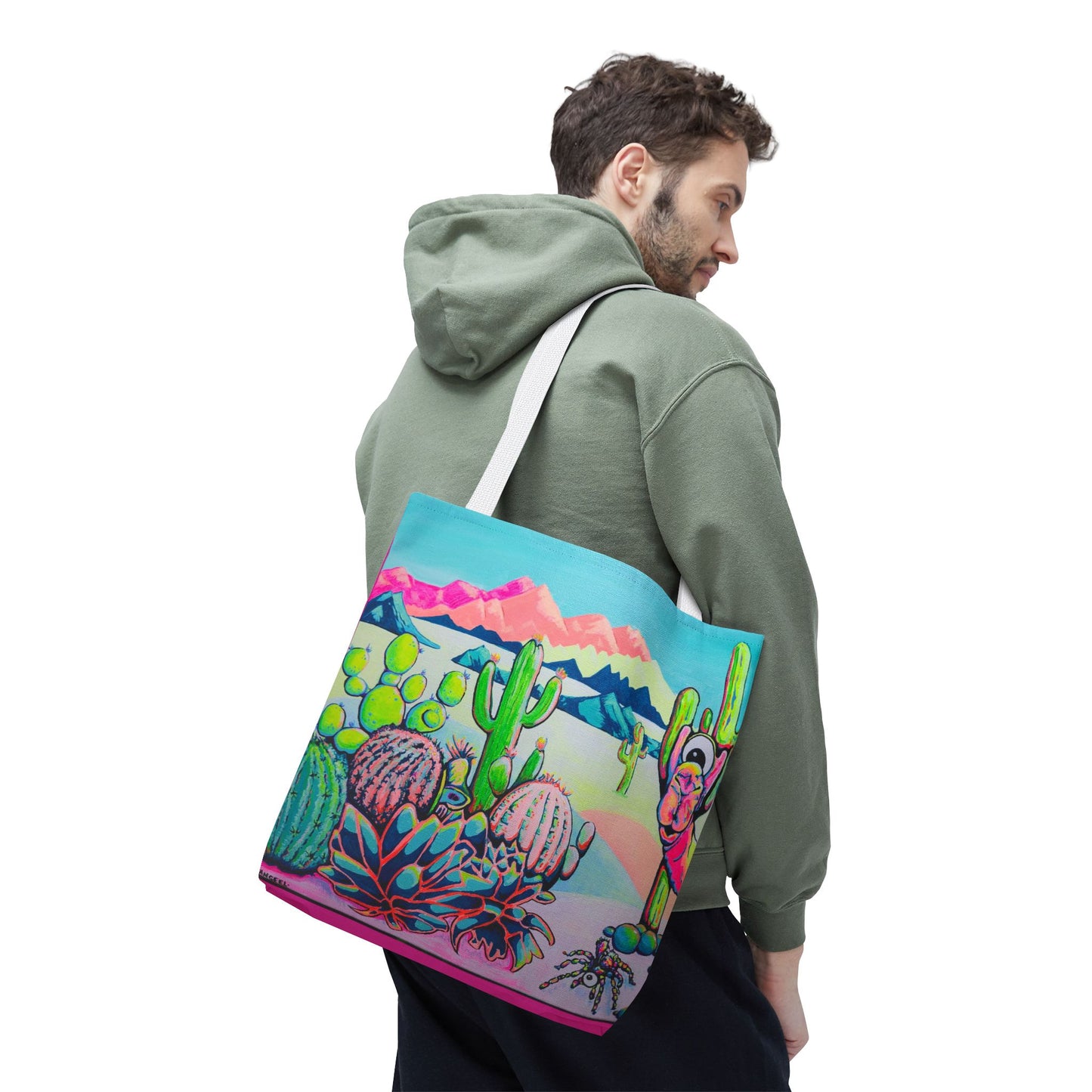 Premium Cyclops Camel Tote Bag, Original Artist Design, Reusable Shopping Tote,  Eco-Friendly