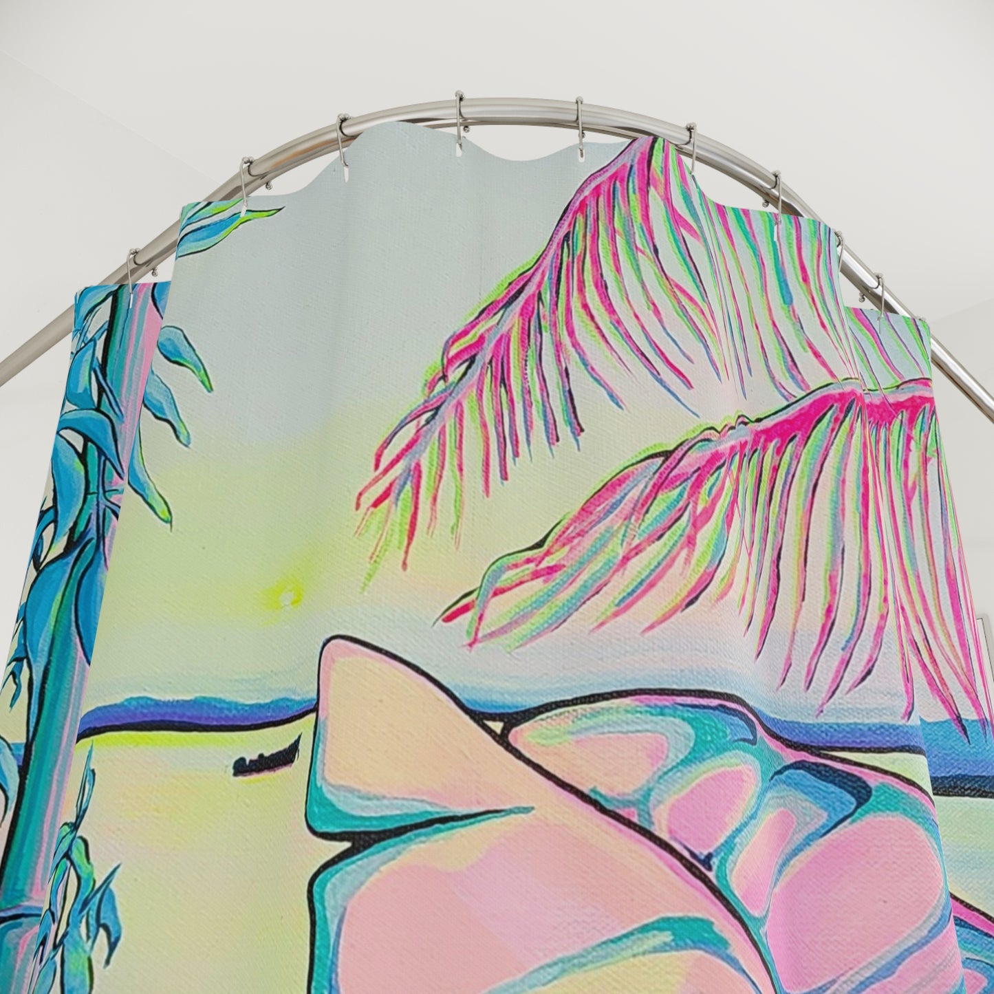 Rideau de douche Serenity Bocas Pop Art