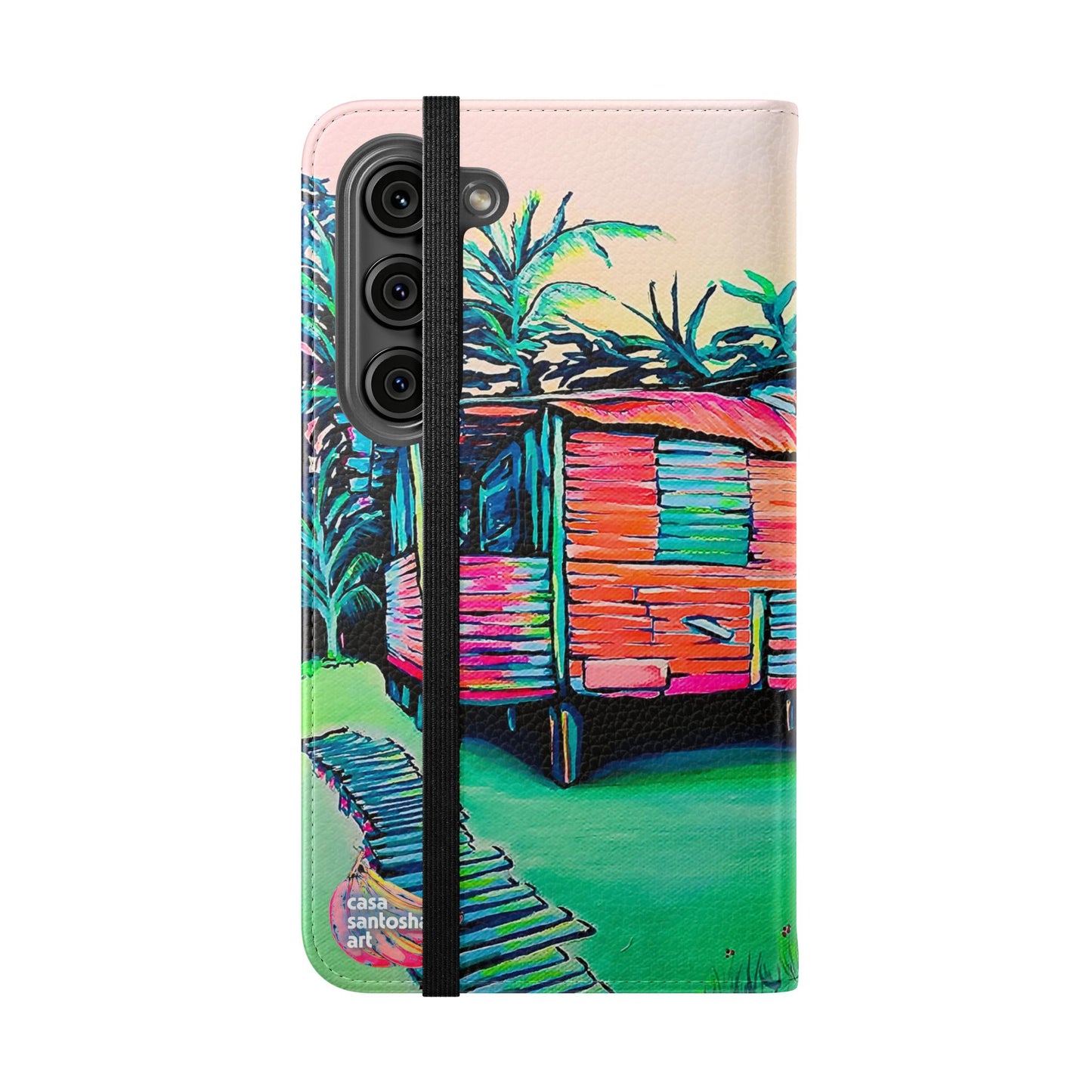 Luis Russell House Bocas Flip Phone Case – Wallet Cover with Card Slots