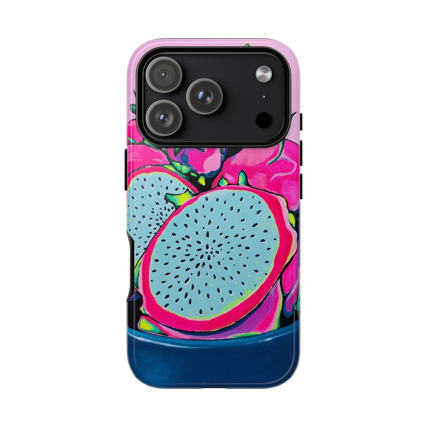 Neon Pink Dragon Fruit Tough Phone Case
