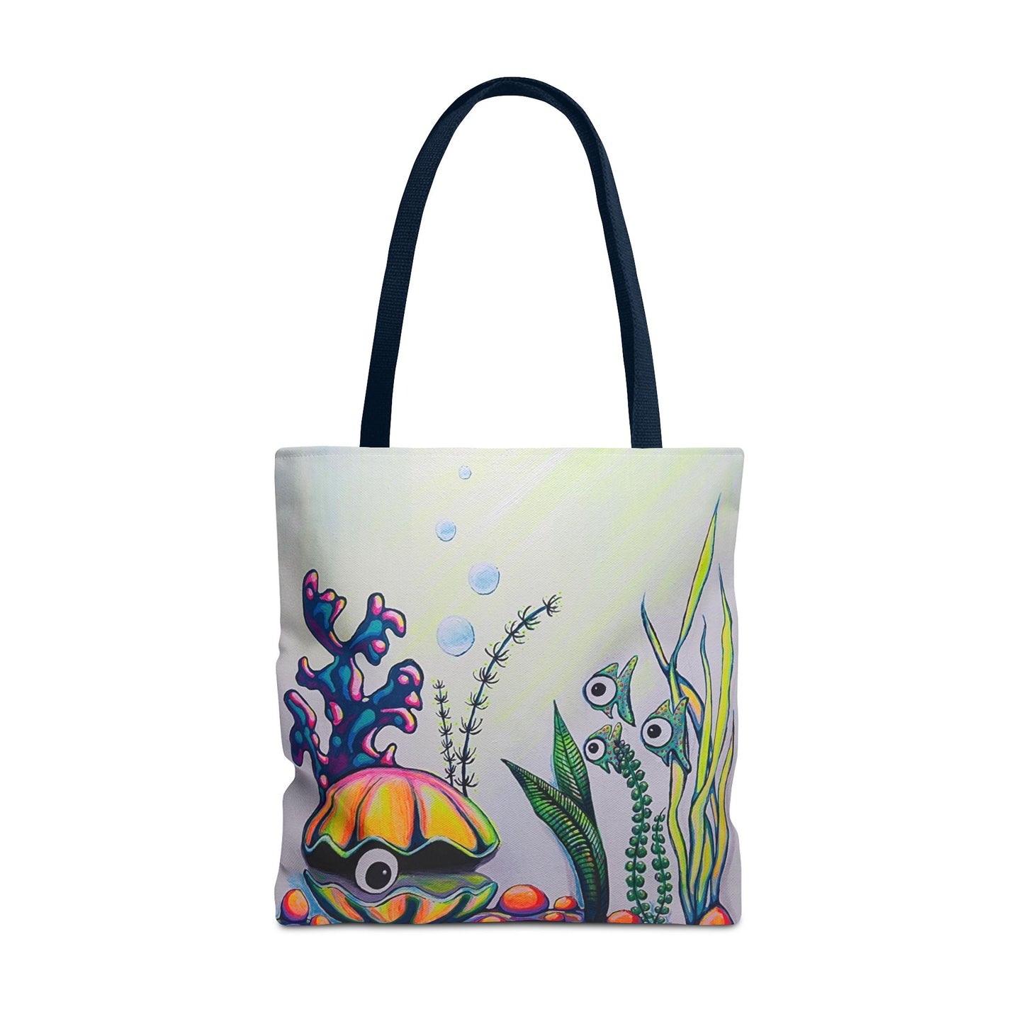 Premium Cyclops Clam Tote Bag, Original Artist Design, Reusable Shopping Tote,  Eco-Friendly