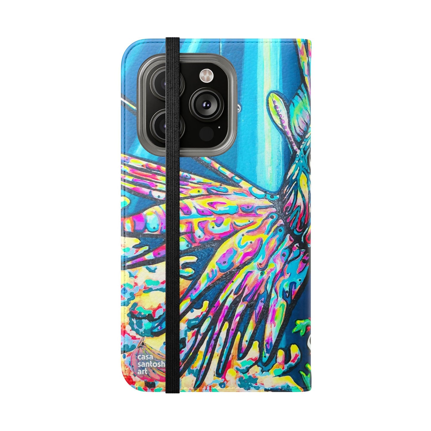 Cyclops Lionfish Flip Phone Case – Wallet Cover with Card Slots